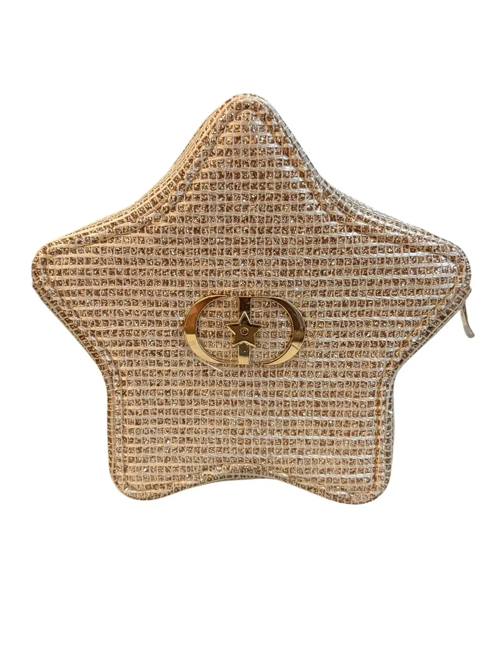 Dior Holiday 2025 Gold Star Pouch, limited-edition makeup case
